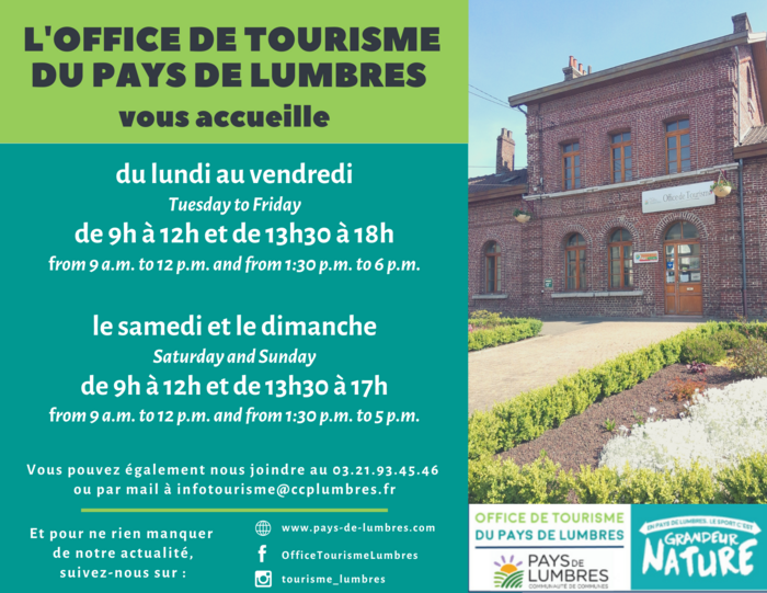 Horaires été 2026