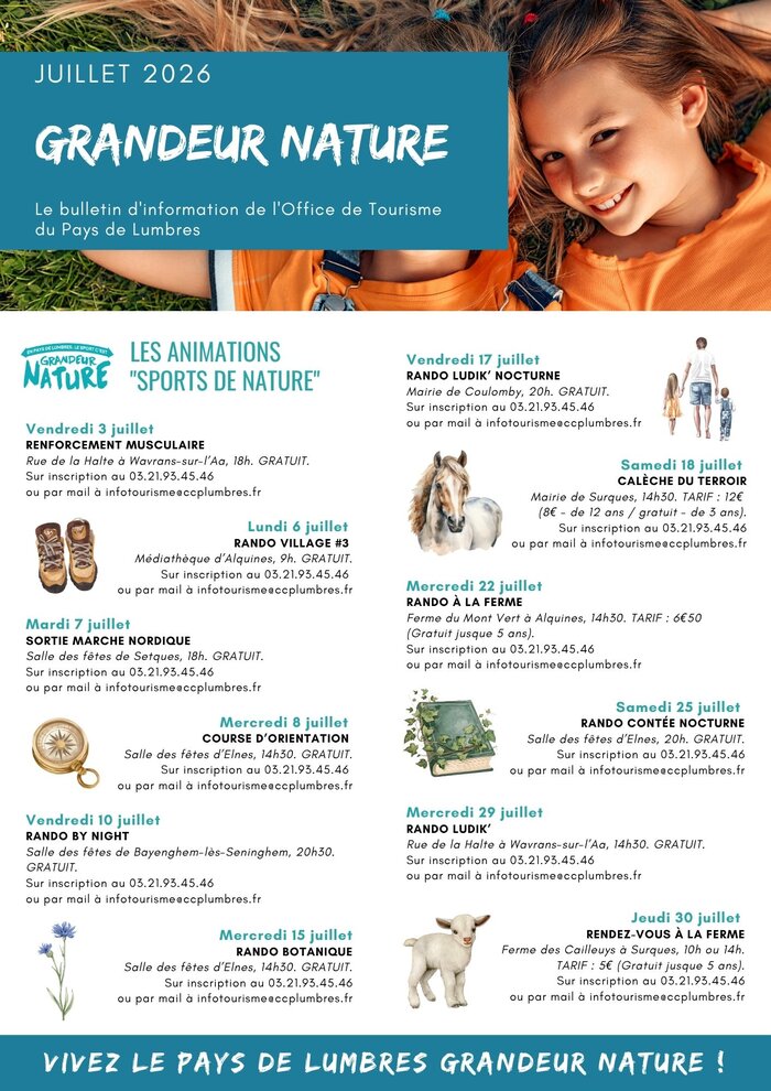 Animations sports de nature
