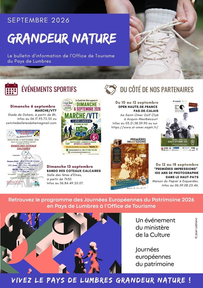 Événements sportifs, Partenaires, JEP